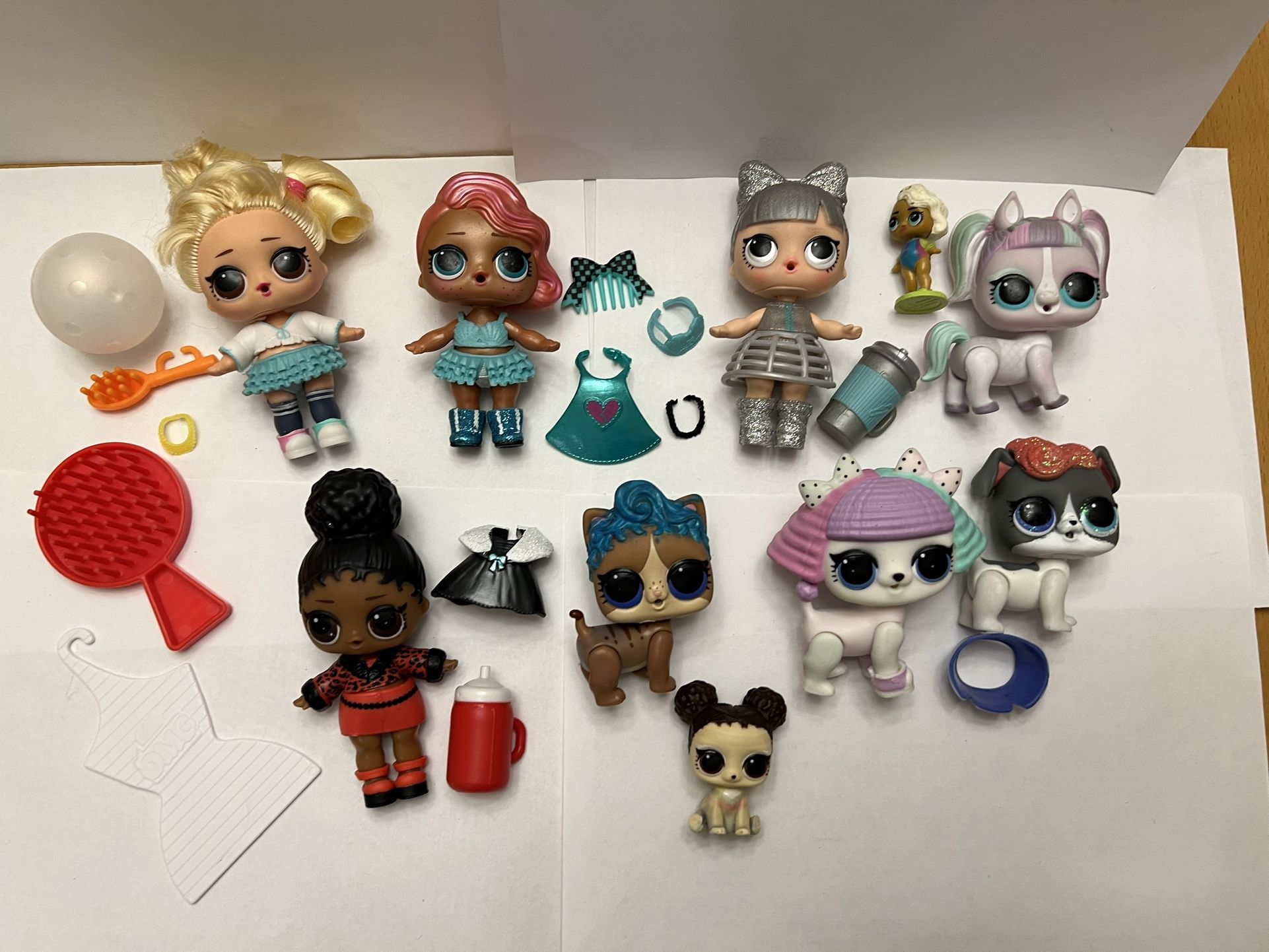Big lol Dolls With Pets And Accessories