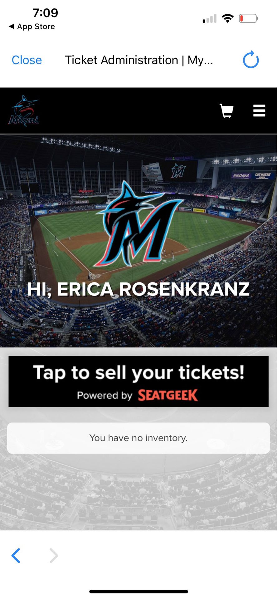 (3) Tickets To Marlins Vs Mets This Sunday 4/2– Section 9 row 11 —Less Than Face Value!!!