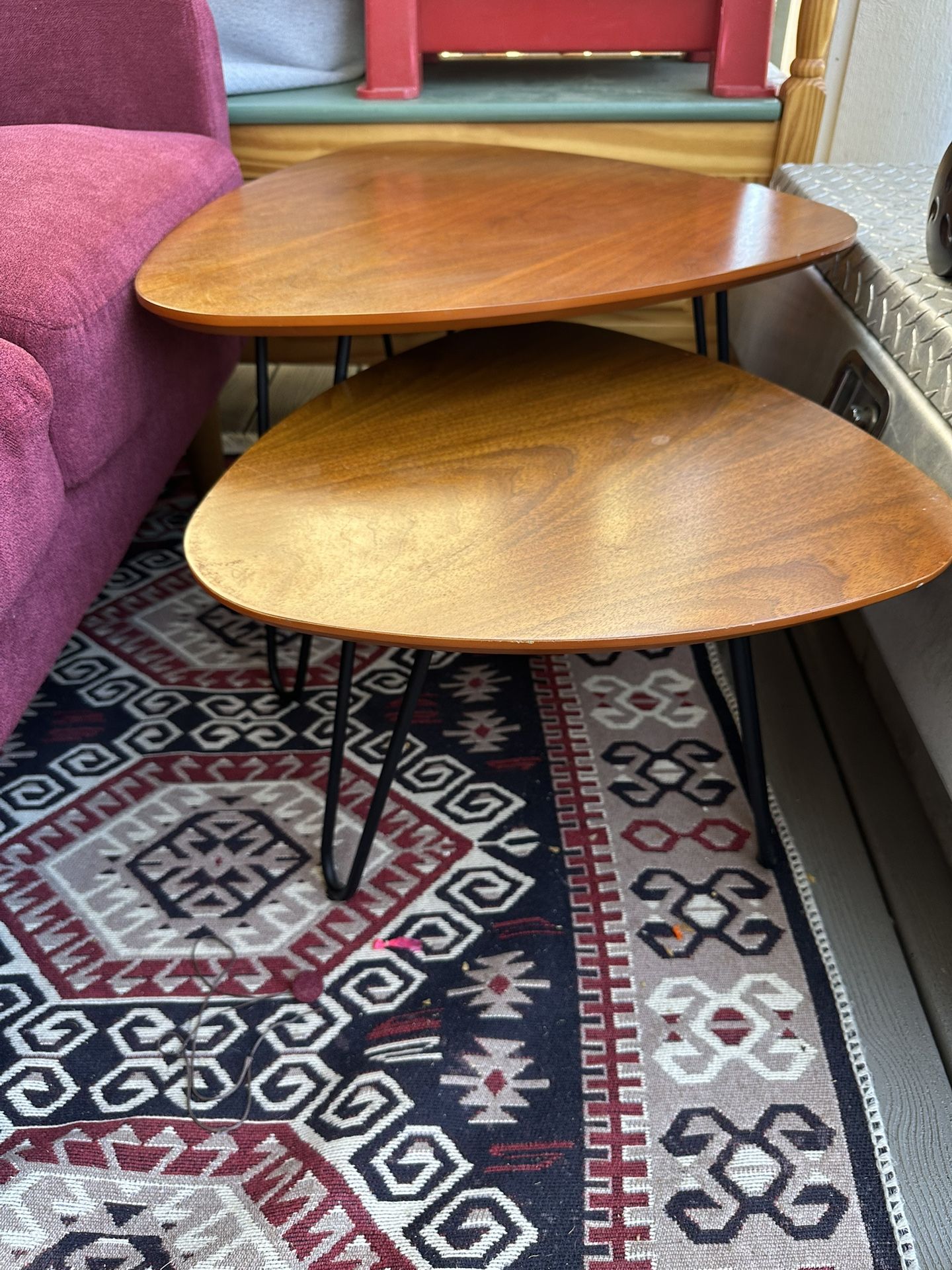 Small Couch Sofa Coffee Table And Lounge Chair