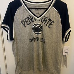 Women's NCAA Penn State Nittany Lions Throwback V-Neck T-Shirt XL