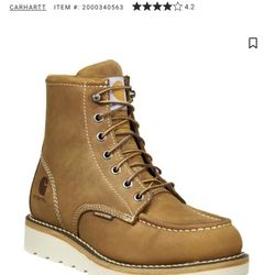 Carhartt- WOMEN'S WEDGE SOLE WATERPROOF MOC WORK BOOTS - STEEL TOE