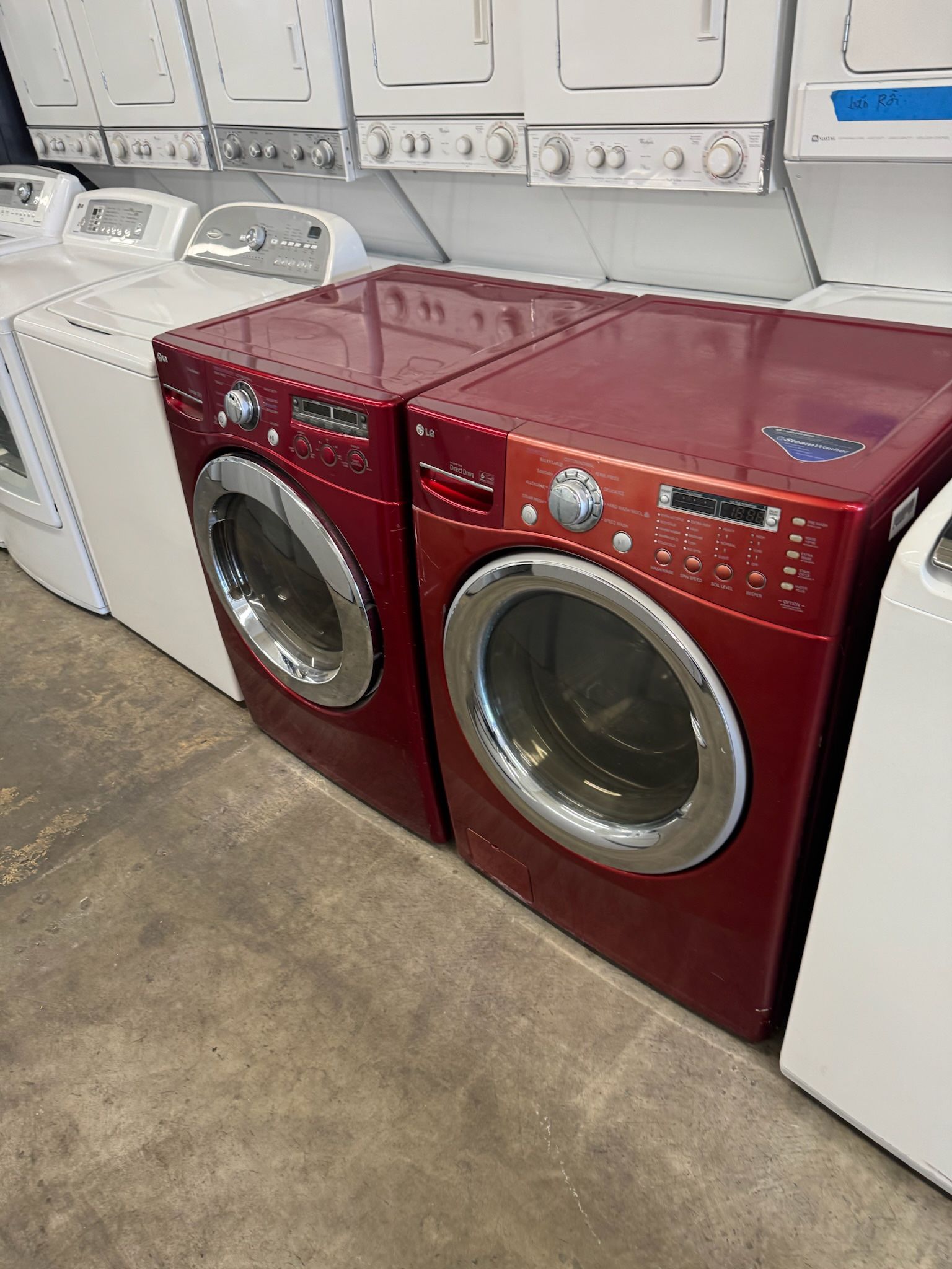 Used LG Washer and Gas Dryer with Warranty Front Load