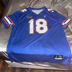 Gator Football Jump man Blue Jersey 