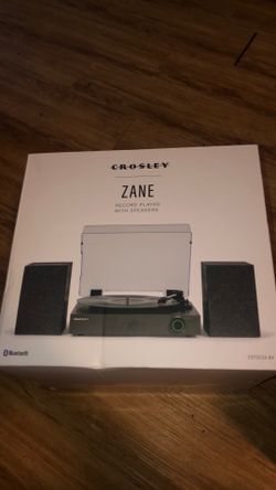 Crowley Zane record player with speakers