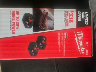 Milwaukee XC5.0 Two pack batteries ( unopened)