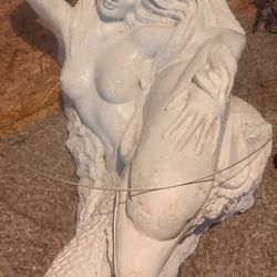 Mermaid Table & Glass Top