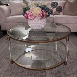 Gold coffee table #like brand new