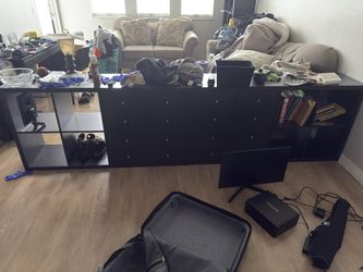 2 ikea cube shelves