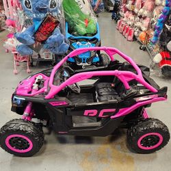 Canam maverick can-am Parental remote control carro de niño kid car  leather seats EVA tires 24volts and 48volts screen for videos Bluetooth availa