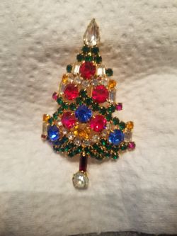 Christmas Tree Brooch