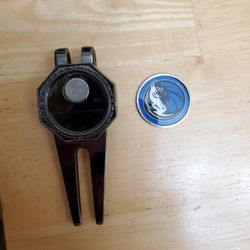 Dallas Maverick NBA Golf Divot Tool