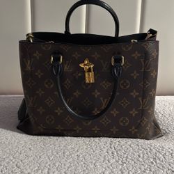 LOUIS VUITTON TOTE  FLEUR  MNG NOIR