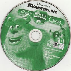 Monsters, Inc. Eight Ball Chaos by Disney Pixar for Windows 95/98/Me & Macintosh