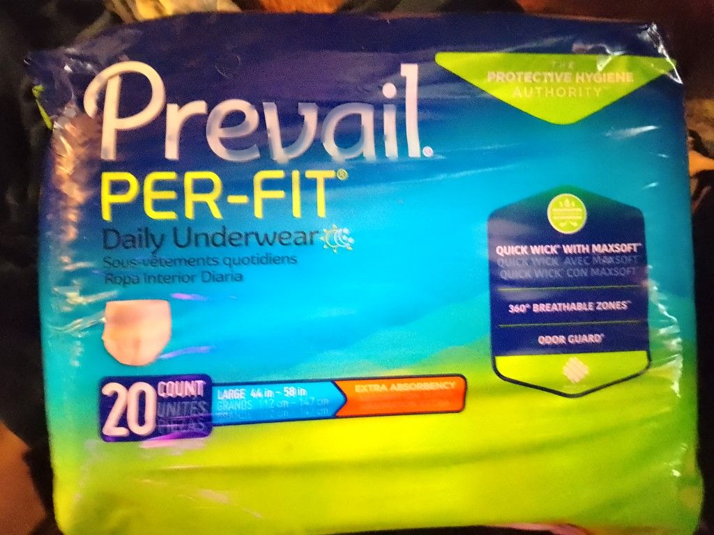 Adult Undies Diapers Size Large