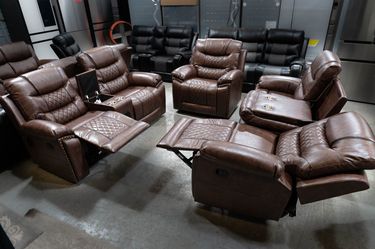 ONLY $1349 3 Piece Recliner Sofa Loveseat and Chair Set CLEARANCE NEW IN BOX