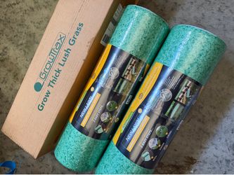 Growtrax grass roll out Bermuda rye seeds