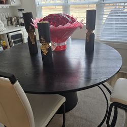 5 pc dining table &,chairs
