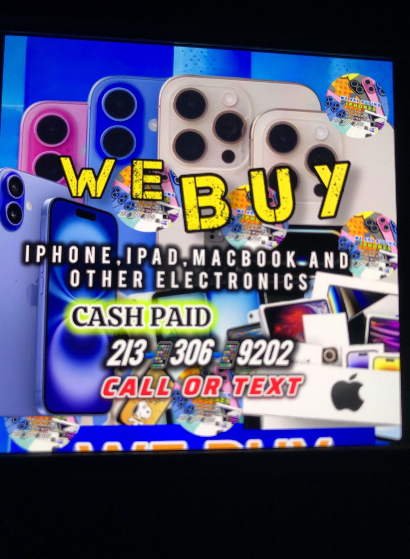 iPad 16 Pro Max Top $ Cash For Apple Electronics iPhoneBuyer !