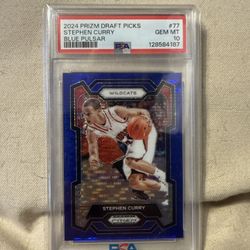 Steph Curry Blue Pulsar PSA10