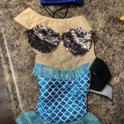 Dog Mermaid Medium Costume