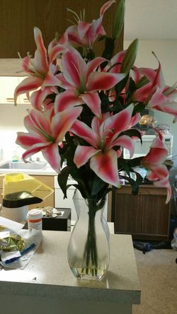 Beautiful floral arrangements in vase