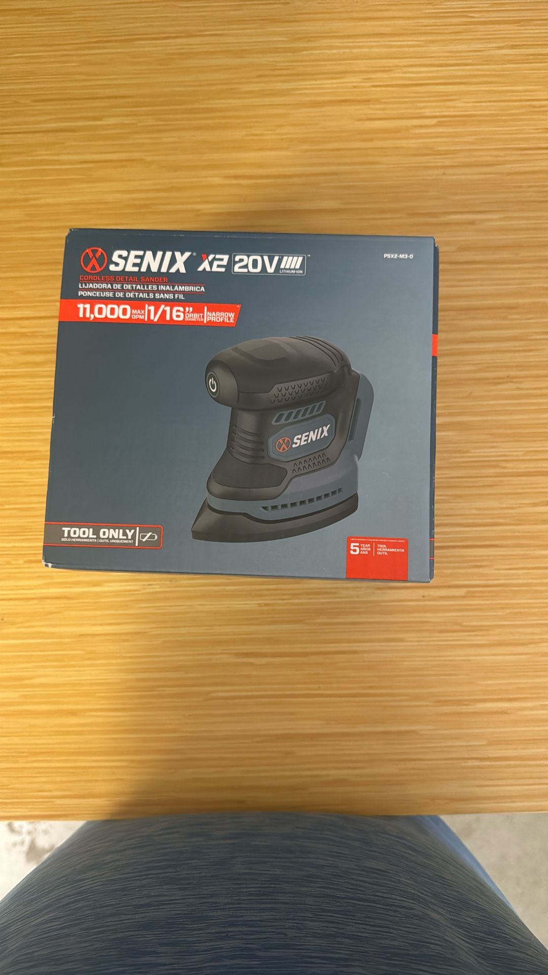 Senix Cordless Detail Sander - TOOL ONLY