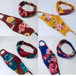 Matching Mask With Headband 