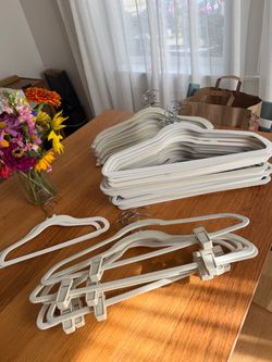 Free velvet hangers