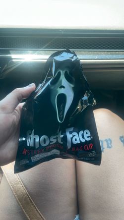 Ghostface bag clip