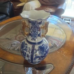 12" Chinoserie Vase