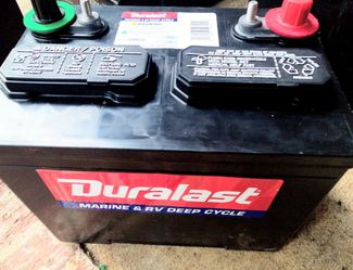 Duralast group 24 Marine RV Deep cycle battery perfect condition