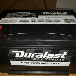 Duralast Platinum EFB Car Truck Battery Group 65