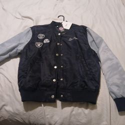 Raiders Letterman Jacket_  Unisex )