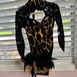 Girls Costume Cheetah 5-6