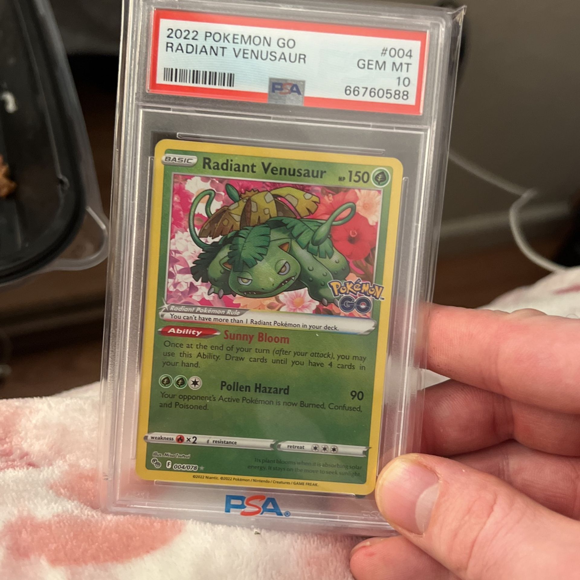 Radiant Venusaur Psa 10 Pokemon Card