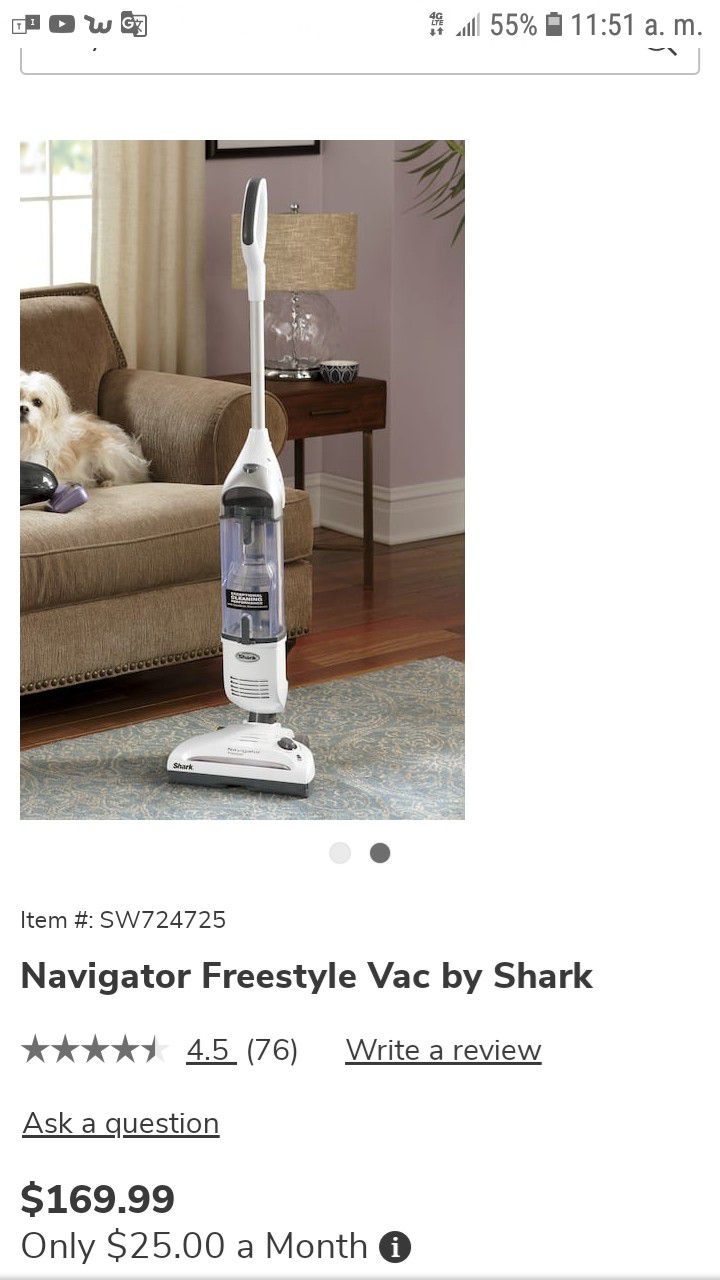 Shark navigator freestyle vacuum recargable esta semi nuevo serios compradores por favor