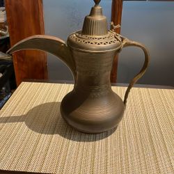 Antique  Islamic Ottoman Tea Pot W Original Patina