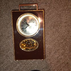 Bulova Quartz Antique Japan Alarm Clock 