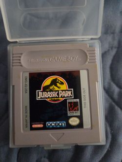Jurassic Park Nintendo Game Boy Cartridge