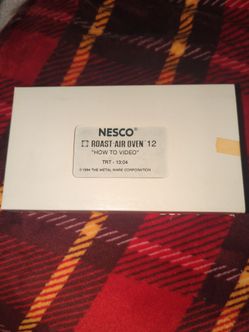 Nesco Roast-Air Oven 12 How-To VHS Video