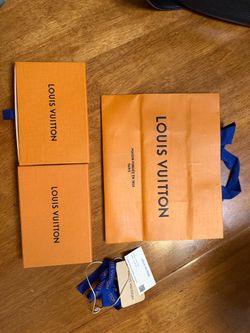 LV Gift Boxes, Shopping Bag, and Tags