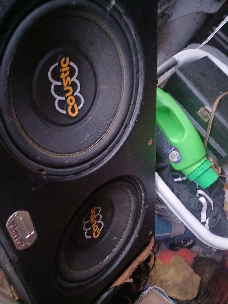 Two Tens In A Box Kenwood Subwoofer Amp