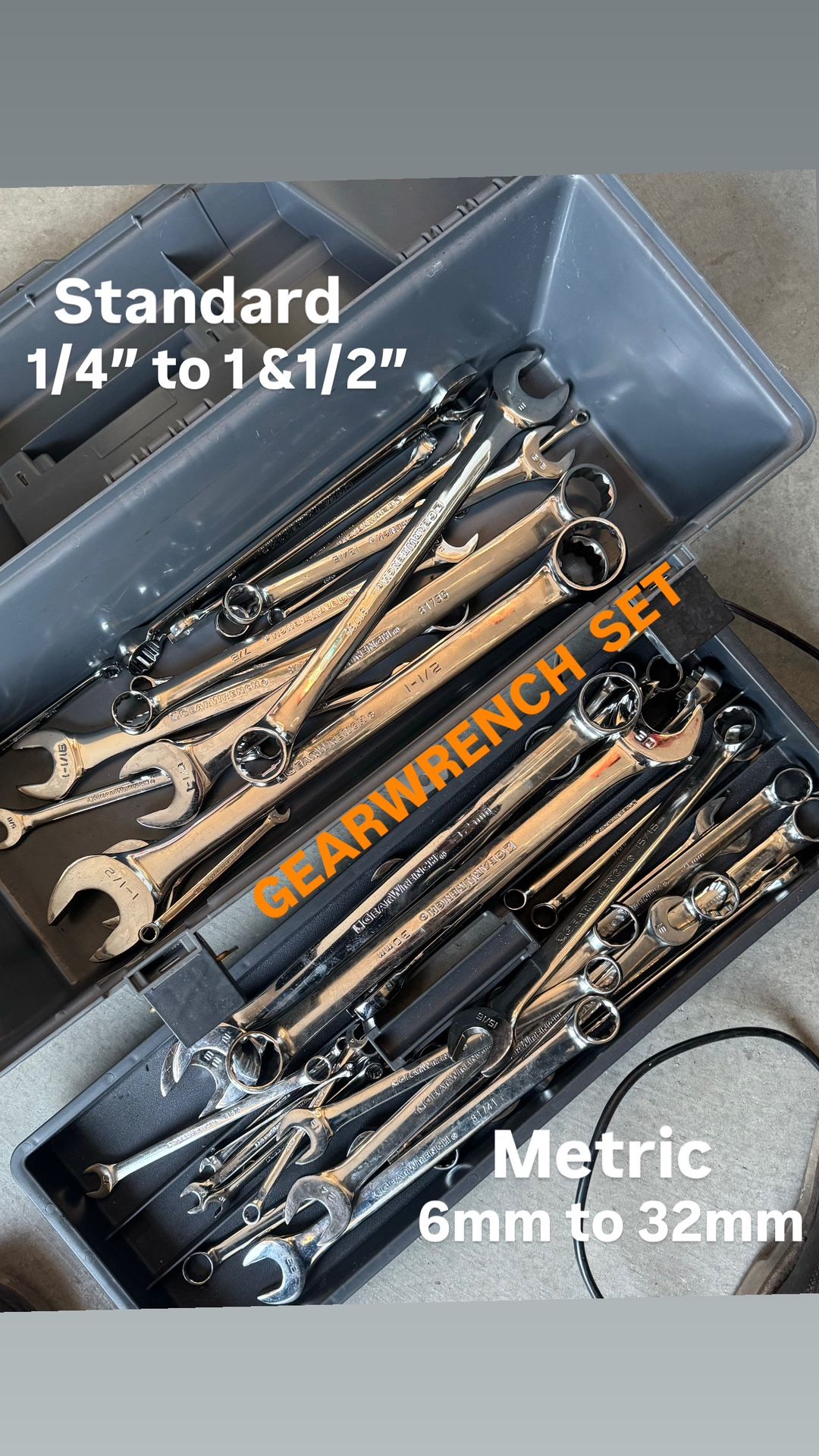 GEARWRENCH Metric/Standard Set