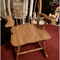 Child’s Wooden Rocking Chair