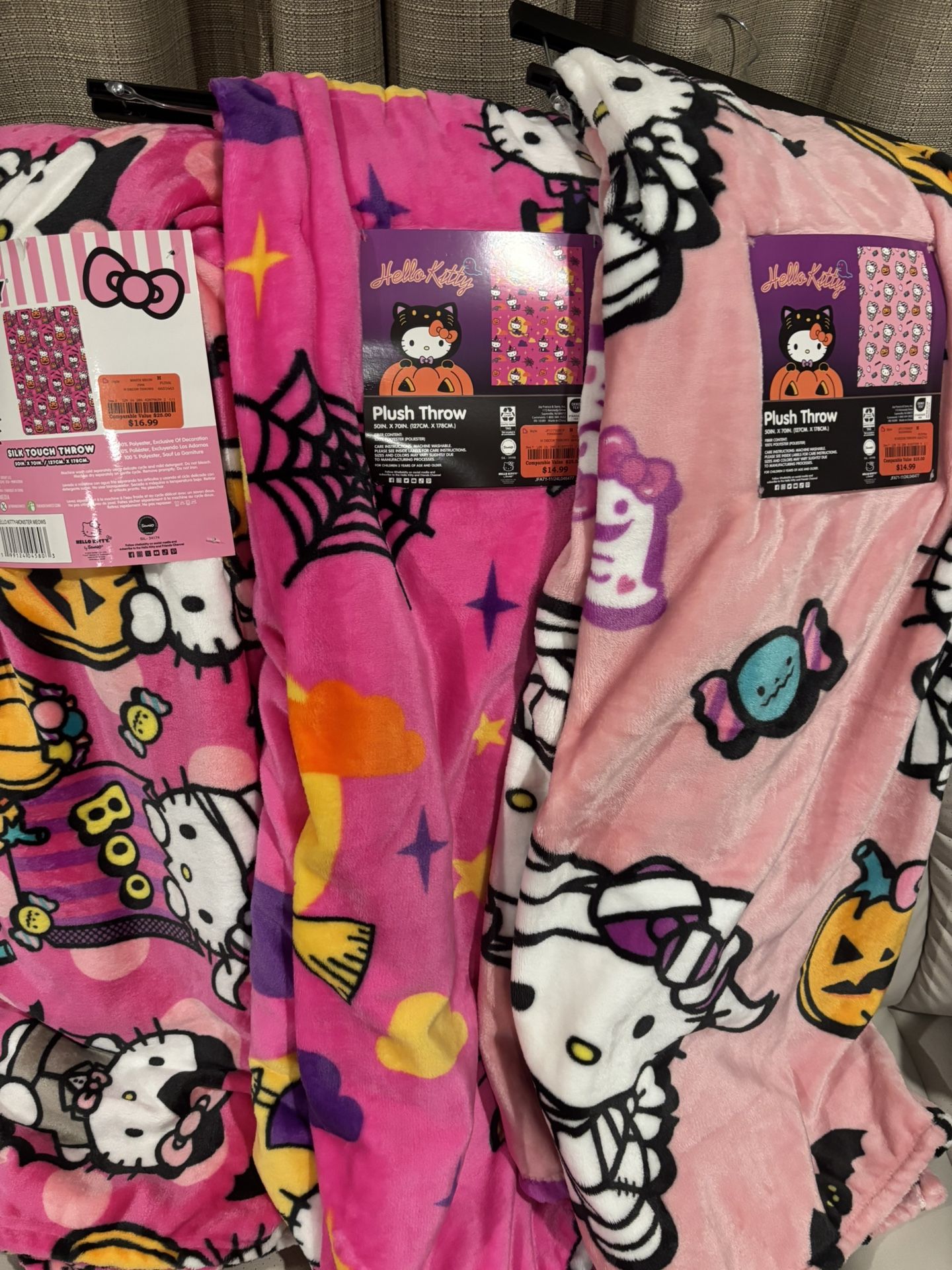 Hello kitty Halloween Blankets