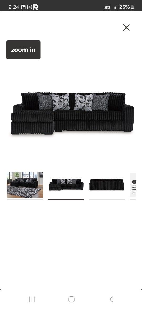 Ashley Midnight Madness Sectional. 