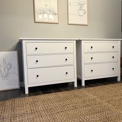 Refinished Ikea Hemnes 3-drawer Dresser (2 Available)