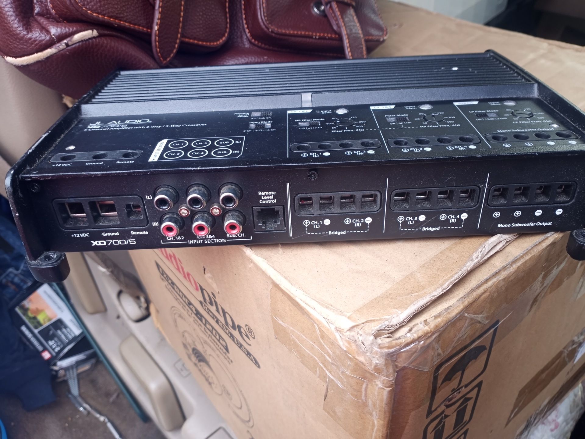JL Audio XD700/5 - 5 Channel 2 Way/3 Way Crossover Car Amplifier