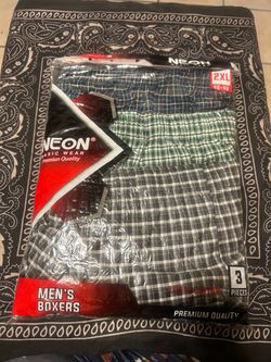 Neon Men's Boxer Shorts 3-Pack 2XL