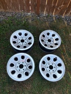 Chevy Silverado 17” Factory Wheels – 6 Lug – Set of 4